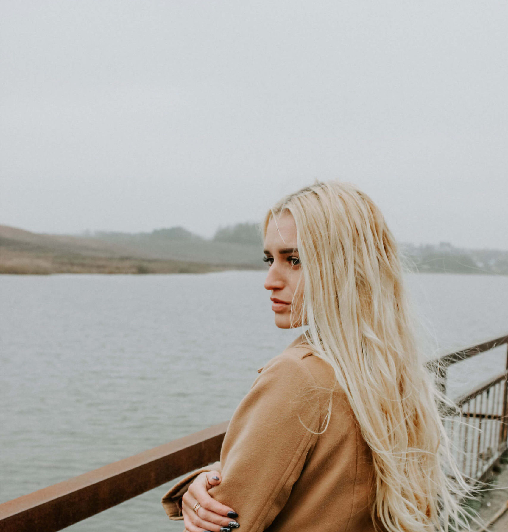 worried woman thinking of her pregnancy